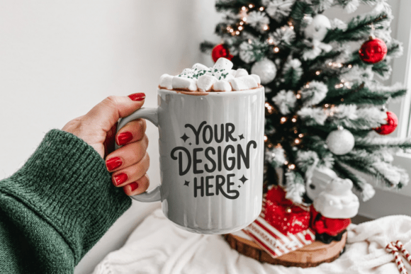 Download Christmas White Mug Mockup 76 - Christmas white mug mockup Collection