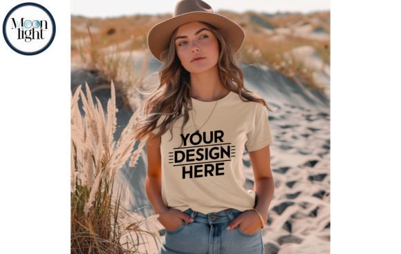 Download Boho Bella Canvas 8800 Sand Mockup 3 - Bella canvas Collection