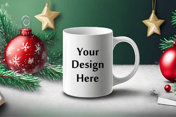 Download Christmas White Mug Mockup - Christmas white mug mockup Collection