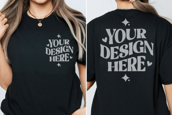 Download Bella Canvas 3001 Front &amp; Back Mockup 8 - Bella canvas Collection